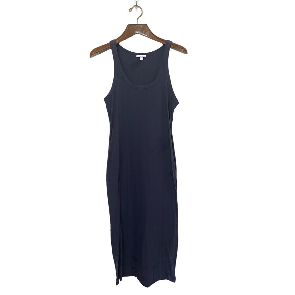 Standard James Perse Blue Skinny Tank Midi Dress Women’s Size 4